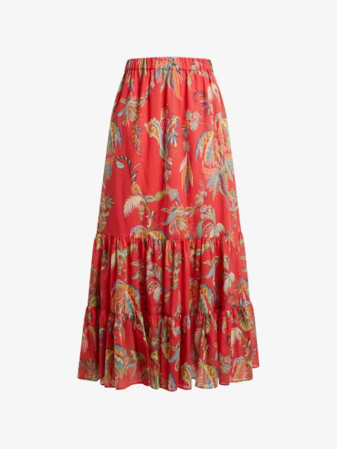 ETRO falda larga con estampado de cachemira