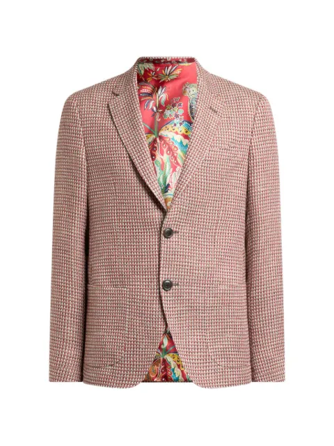 ETRO single-breasted tweed blazer