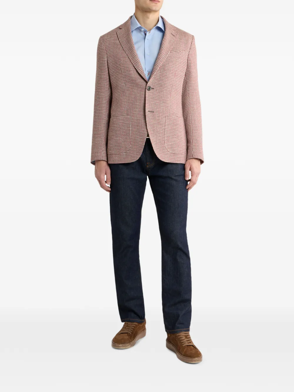 ETRO Blazer met enkele rij knopen Rood