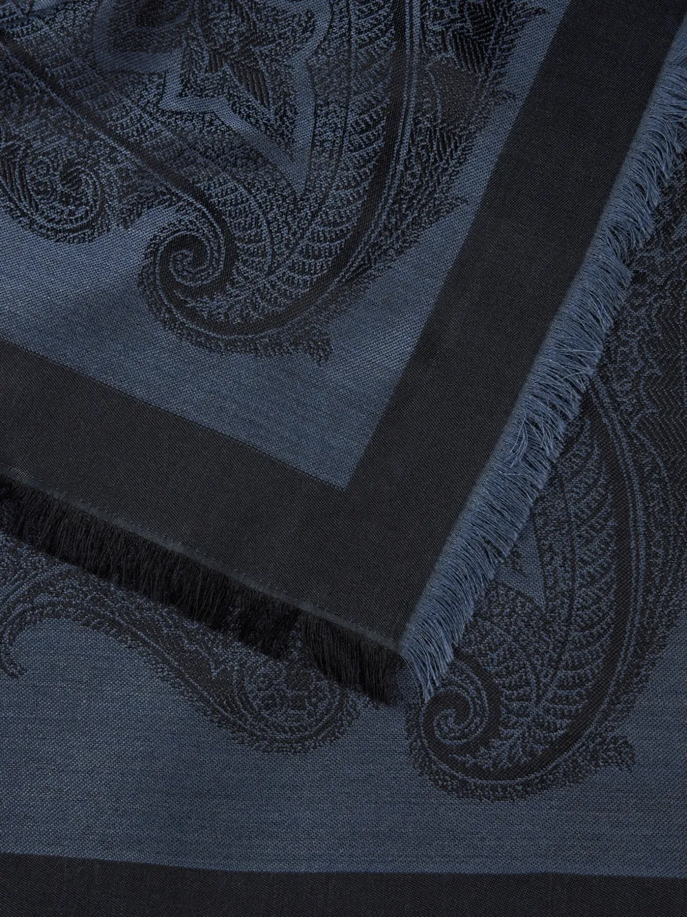 ETRO Sjaal met paisley-jacquard Blauw