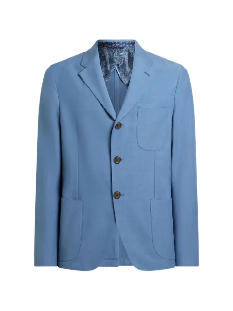 ETRO single-breasted patch-pocket blazer