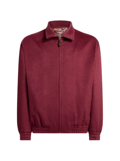 ETRO zip-up stand-up collar jacket