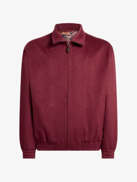 ETRO zip-up stand-up collar jacket