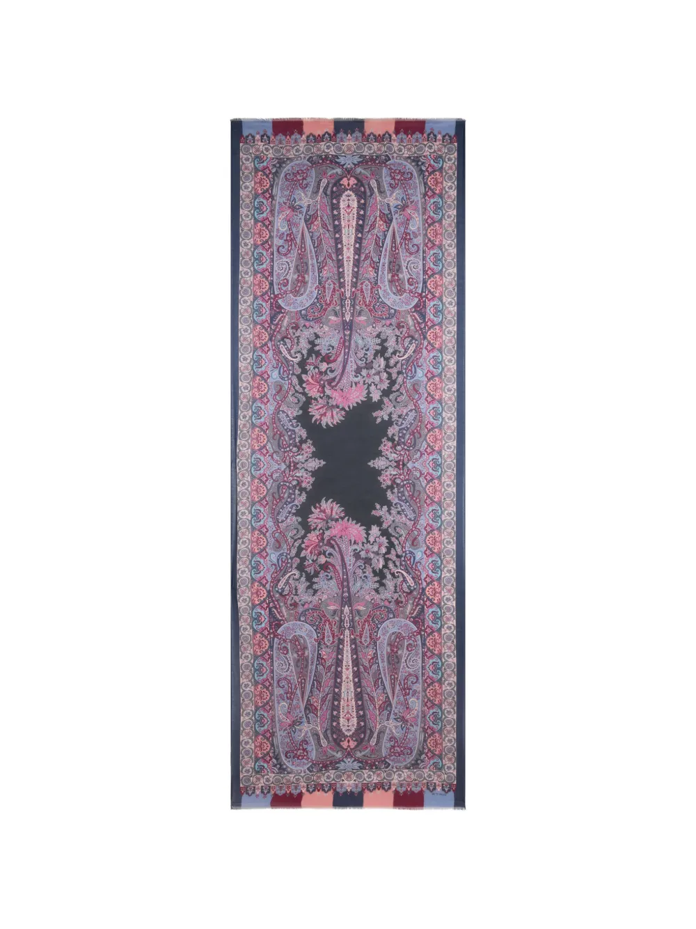 ETRO floral paisley-motif scarf - Purple