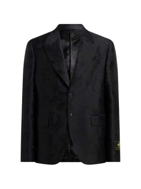 ETRO floral-jacquard single-breasted blazer