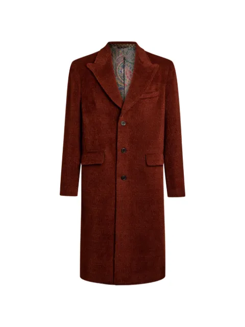 ETRO check-texture coat