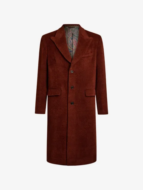 ETRO check-texture coat
