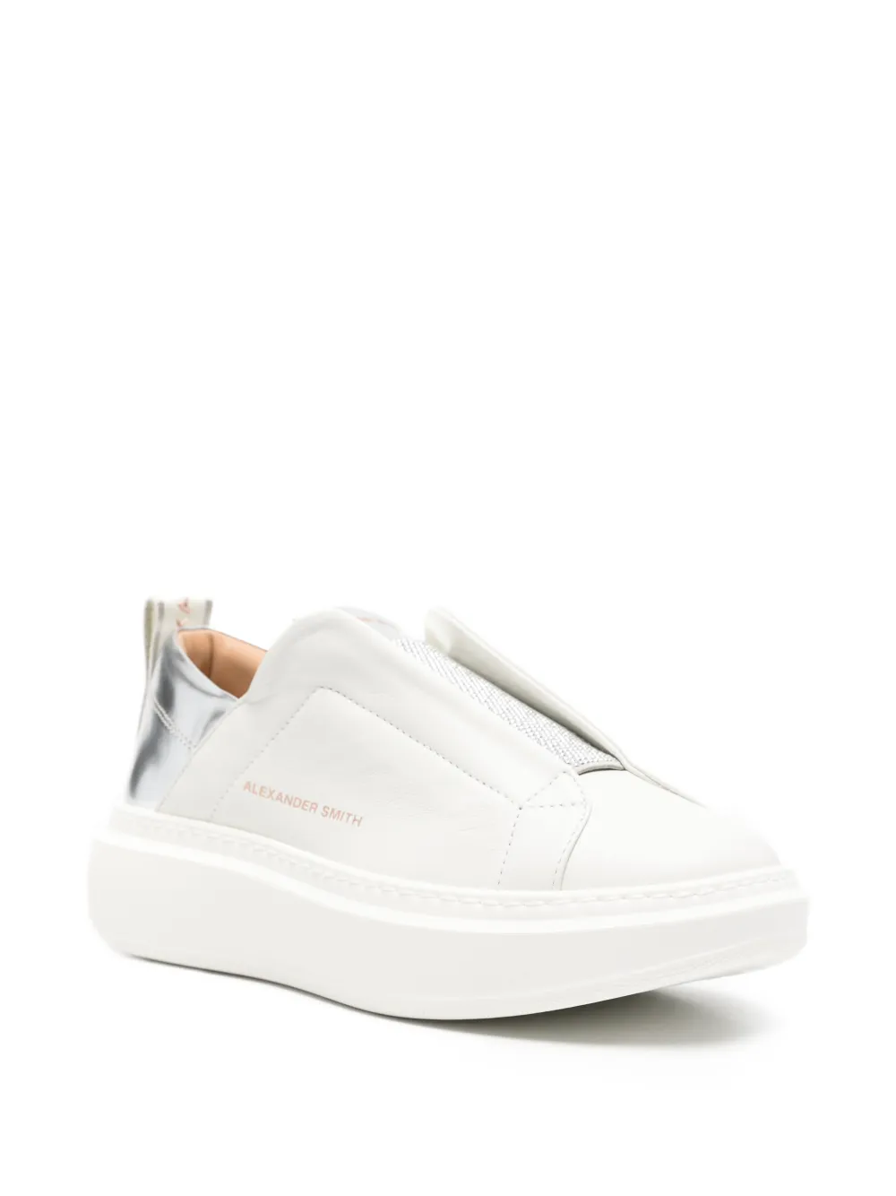 Alexander Smith Wembley slip-on sneakers Wit