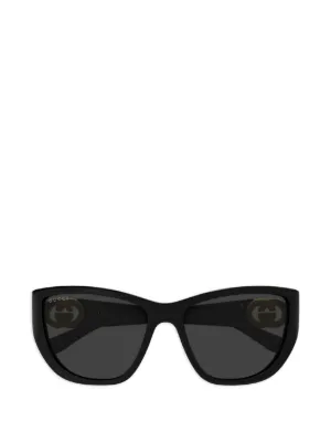 Gucci ブラック サングラス キャットアイ Gucci Eyewear キャットアイ サングラス | ブラウン | FARFETCH JP
