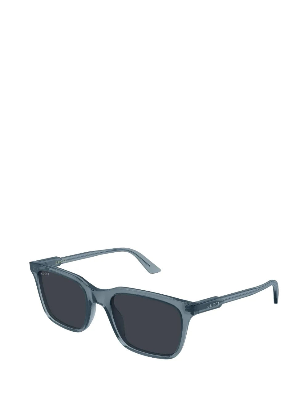 Gucci Eyewear Zonnebril met vierkant montuur Blauw