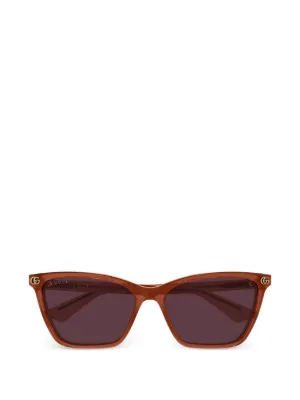 Gucci Eyewear キャットアイ サングラス | ブラウン | FARFETCH JP