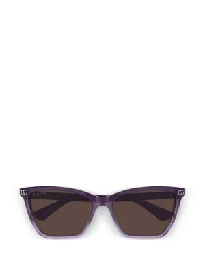 Gucci Eyewear キャットアイ サングラス | ブラウン | FARFETCH JP
