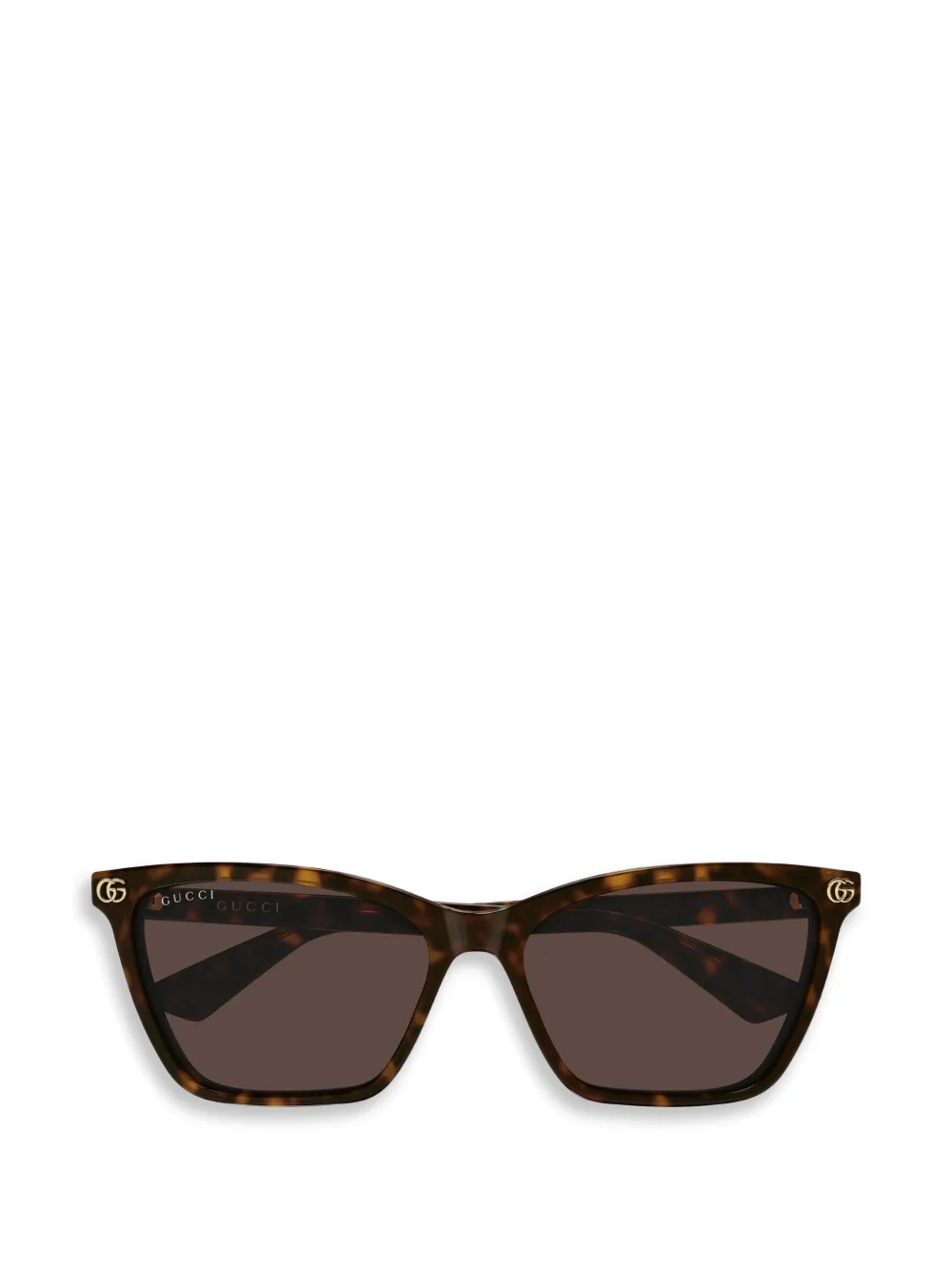Gucci Eyewear tortoiseshell-effect sunglasses - Marrone