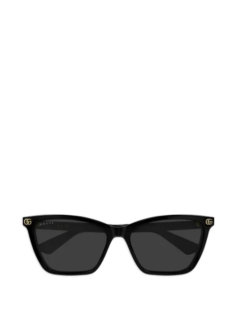 Gucci Eyewear lentes de sol con armazón cuadrada y motivo Double G