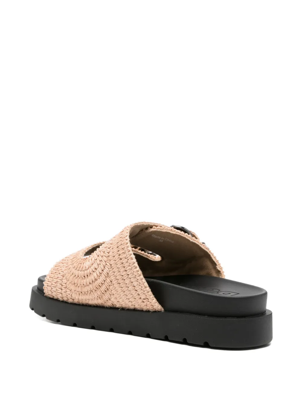 Buffalo Raya Ari Bo sandalen met gespsluiting Beige