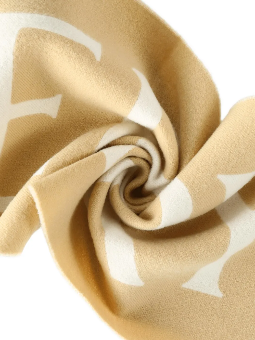 Burberry Sjaal met logo-intarsia Beige