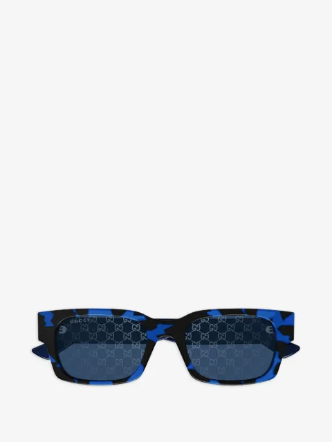 Gucci Eyewear GG Monogram rectangle-frame sunglasses