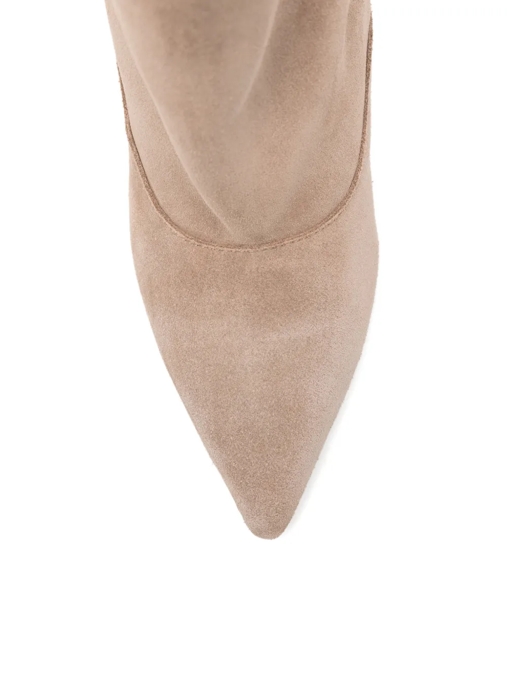 Gisel Moire Dana suede boots Beige