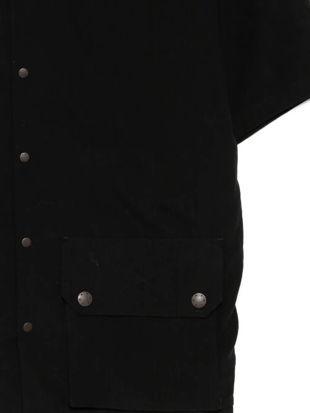 Devoa Camisa De Manga Corta - Negro 