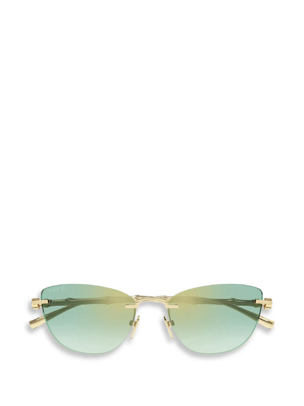 Gucci Eyewear cat-eye sunglasses - Gold
