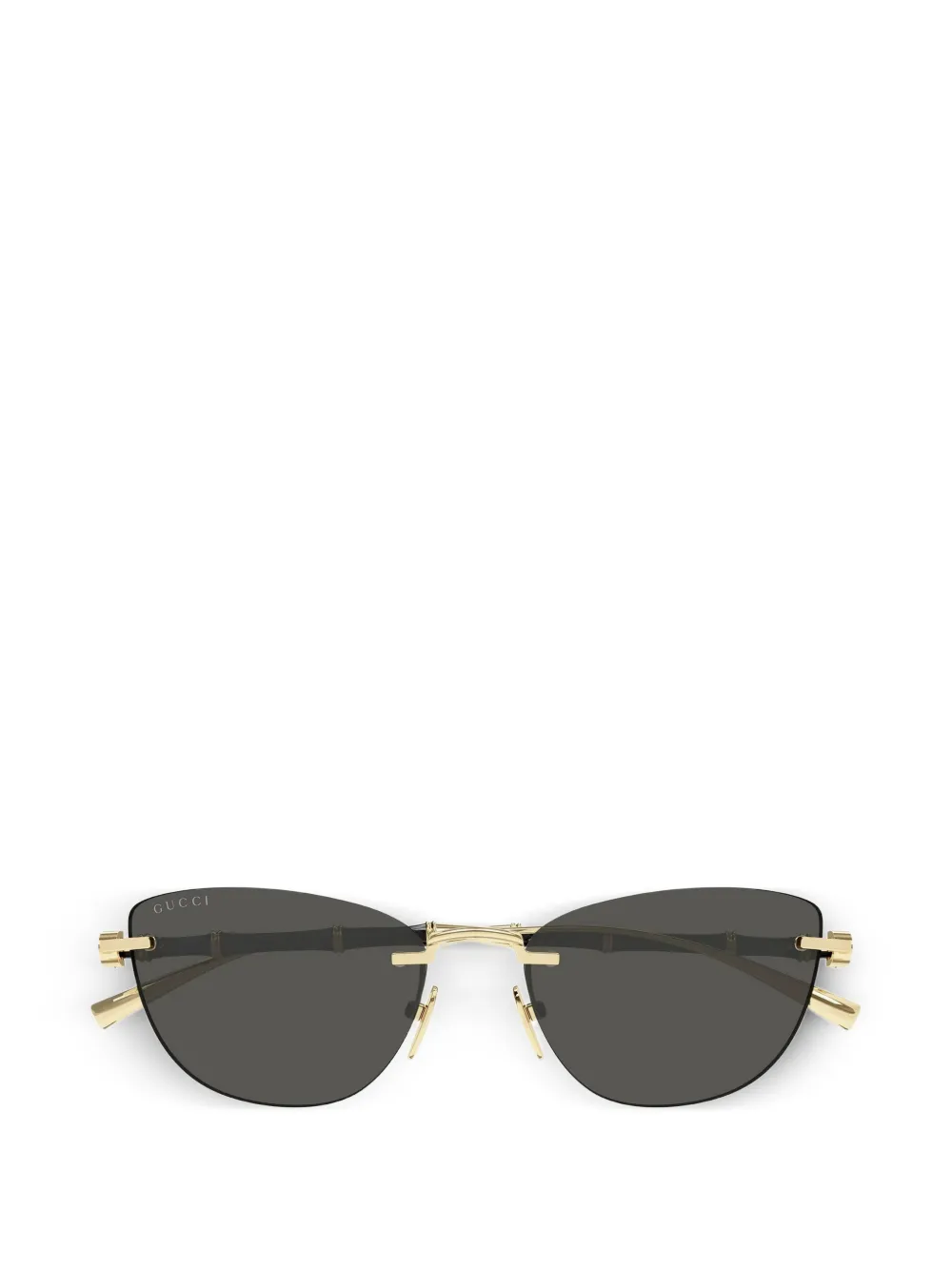 Gucci Eyewear Bamboo cat-eye sunglasses - Oro