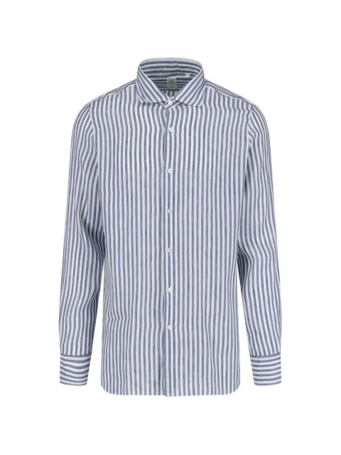Finamore 1925 Napoli striped long-sleeve shirt