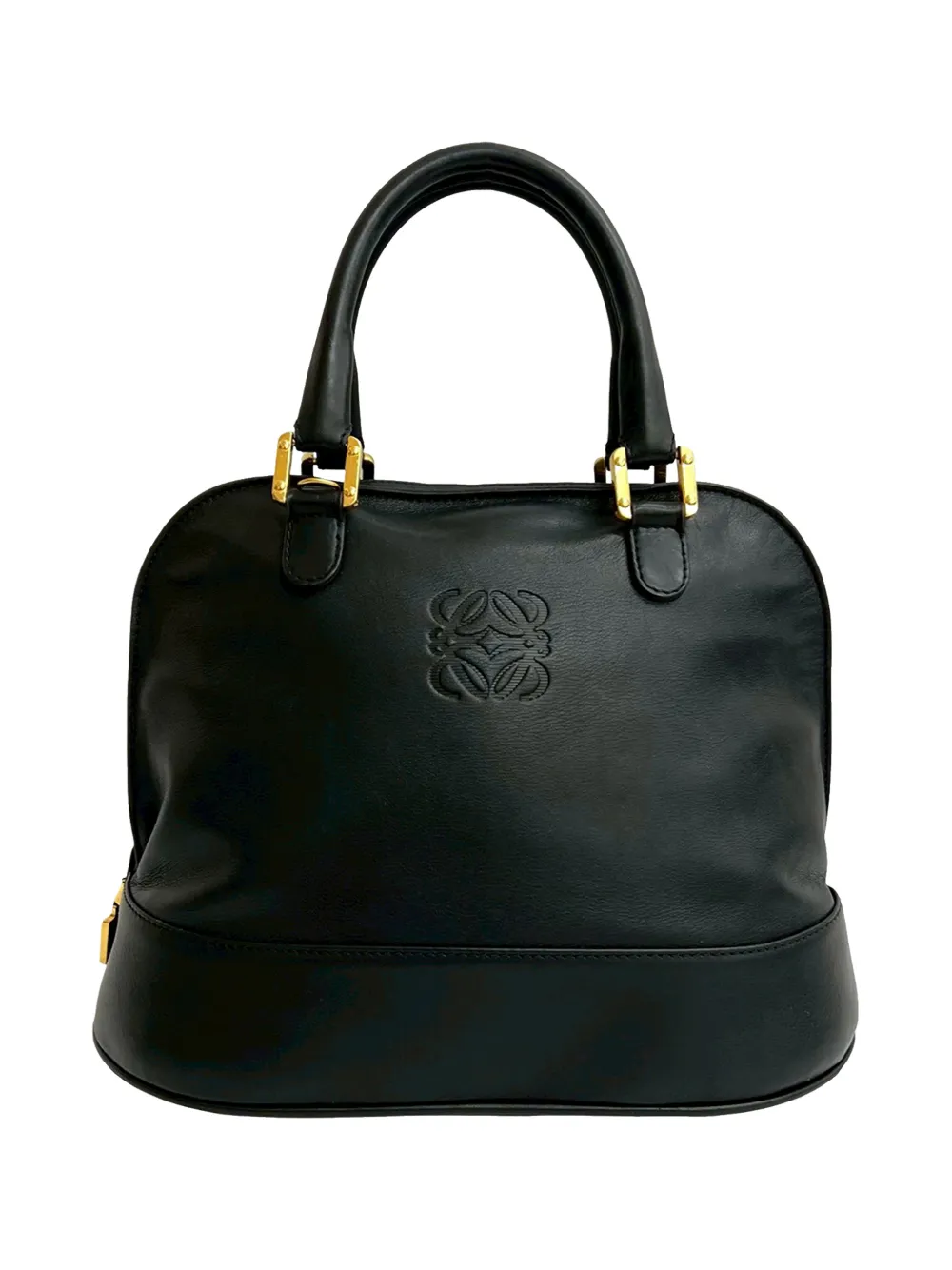 Loewe Pre-Owned 2010-2026 Leather Anagram handbag - Nero