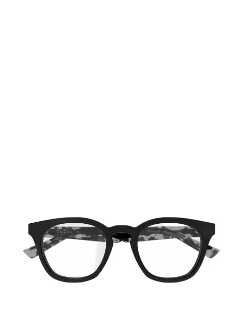 Gucci Eyewear round-frame tortoiseshell-effect glasses