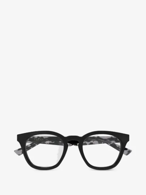 Gucci Eyewear round-frame tortoiseshell-effect glasses