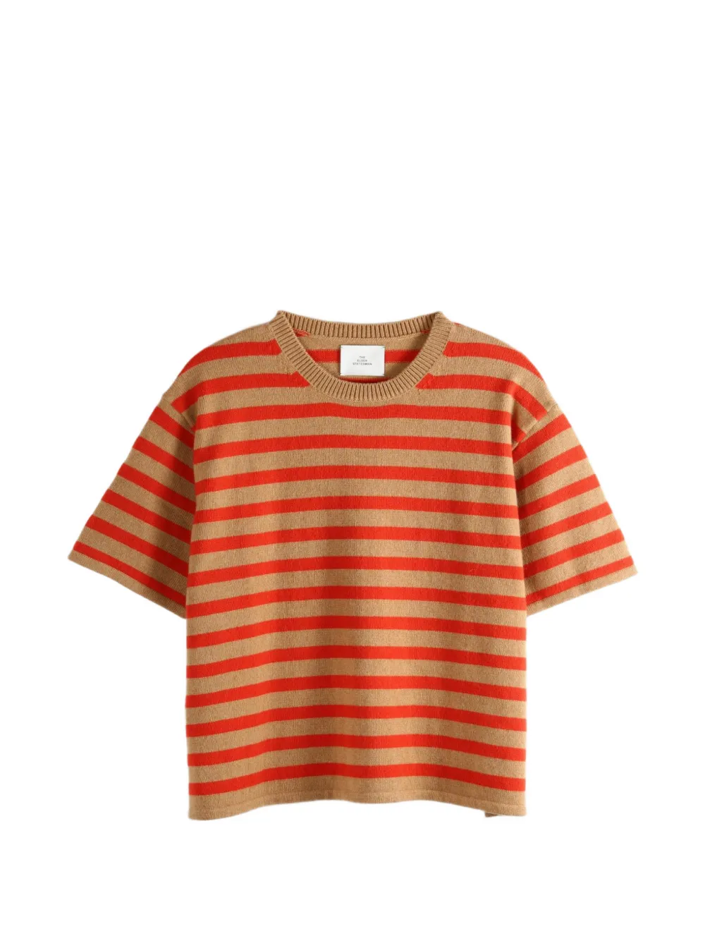 The Elder Statesman Scout striped T-shirt - Marrone