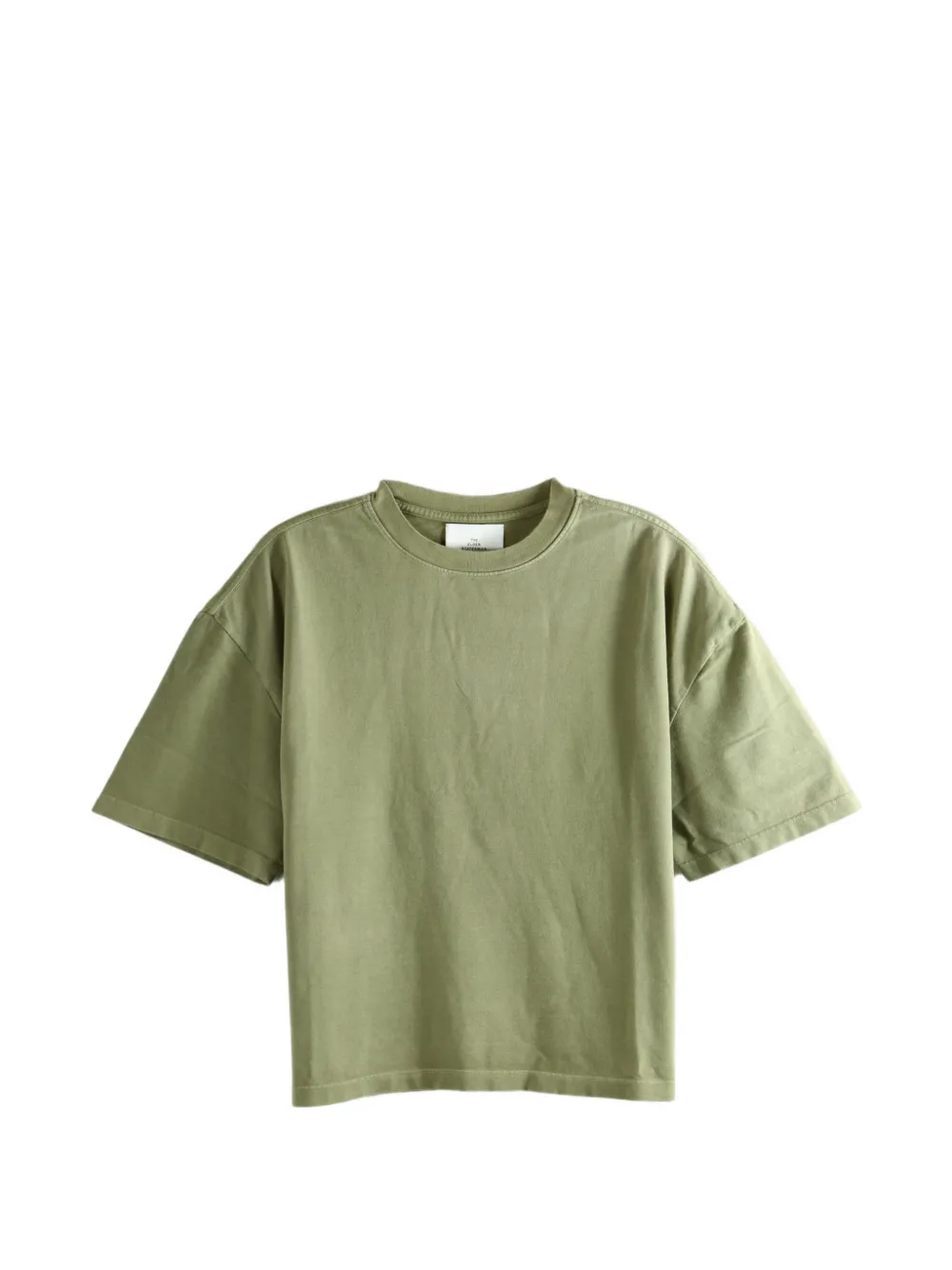The Elder Statesman Playa crew-neck drop-shoulder T-shirt - Verde