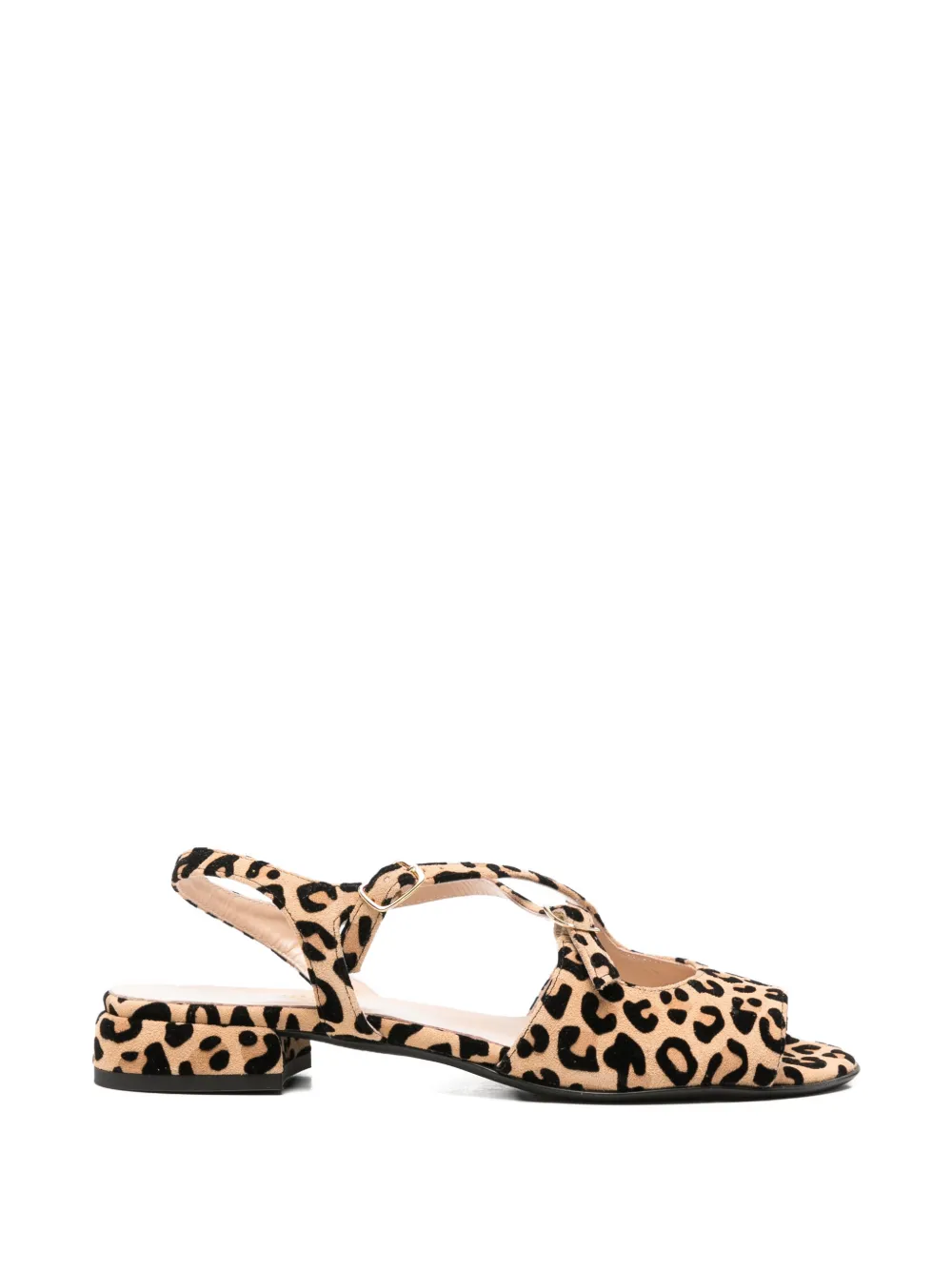 Il Borgo leopard-print buckle-fastening sandals