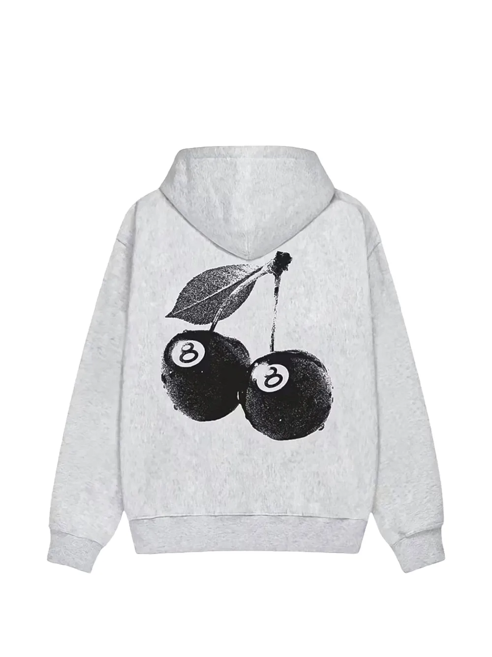 Stüssy Cherries hoodie met trekkoord Grijs