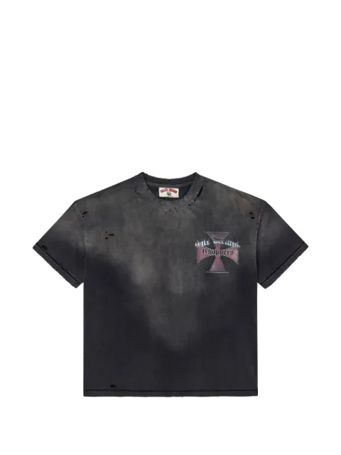 Vale Chopper distressed-effect cotton T-shirt