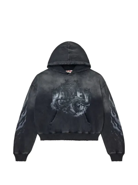 Vale Serpent faded-effect hoodie