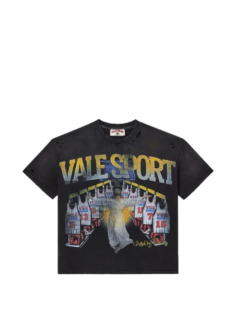 Vale HOF distressed cotton T-shirt