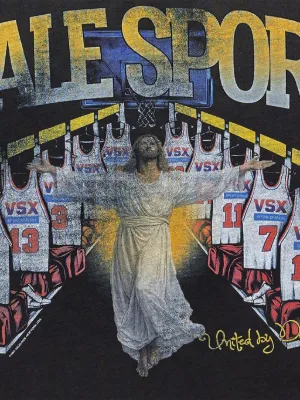 HOF distressed cotton T-shirt 3