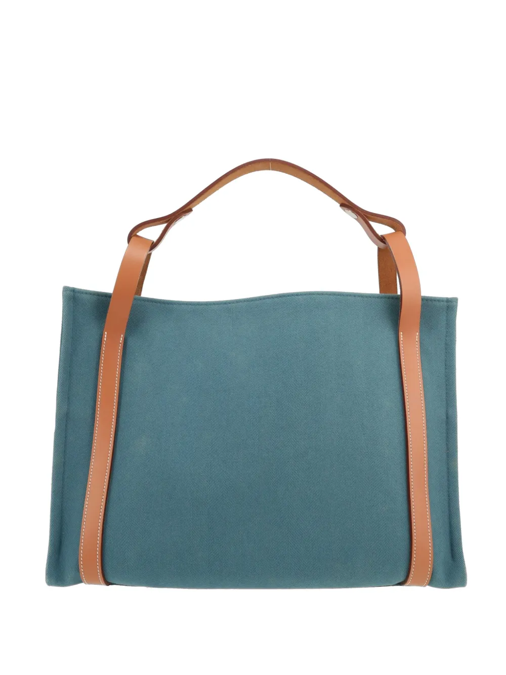 Hermès Pre-Owned 2013 Cavalicol canvas and leather tote bag - Blau
