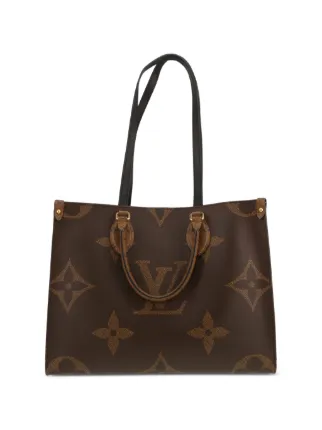 バッグ Louis Vuitton Monogram Tote Bag Louis Vuitton Pre-Owned 2020 Monogram Onthego Tote Bag | Brown