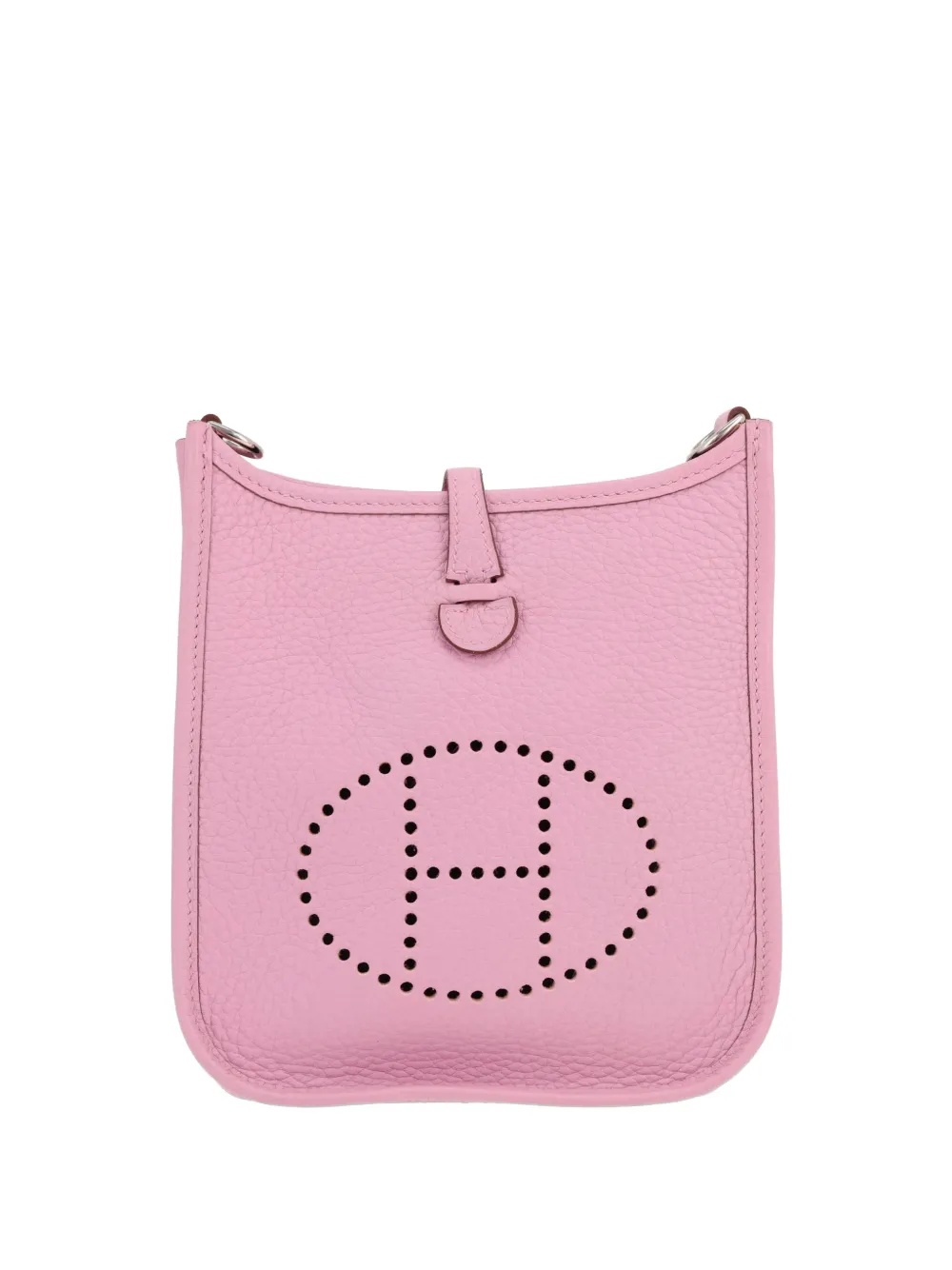 Hermès Pre-Owned 2022 Mini Evelyne leather shoulder bag - Rosa