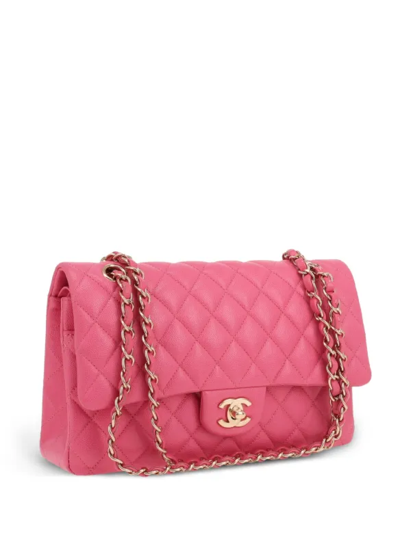 CHANEL Pre-Owned 2021 Timeless Classic Quilted Shoulder Bag | Pink