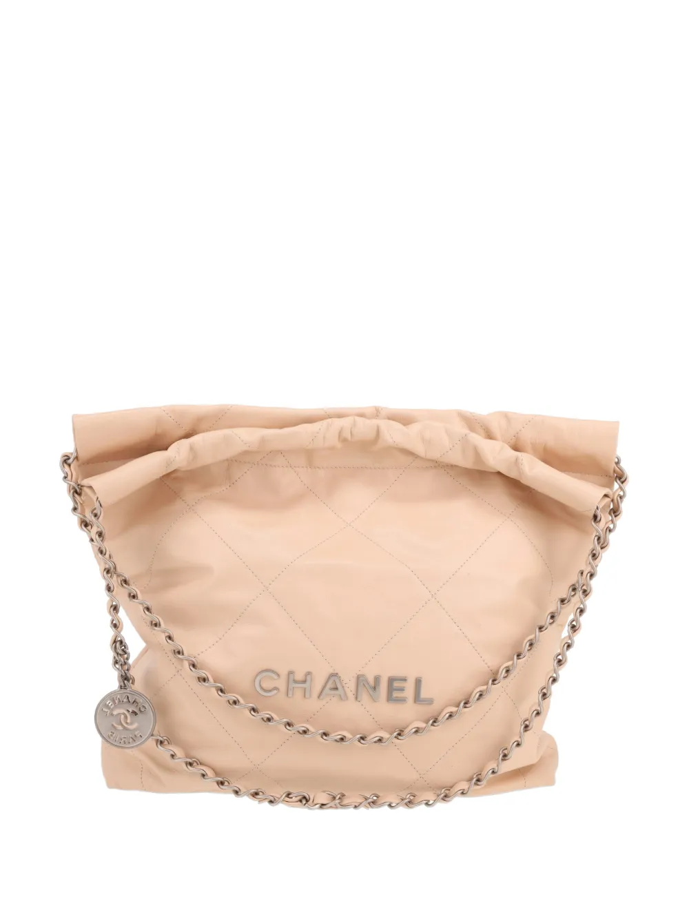 CHANEL Pre-Owned Chanel 22 quilted leather shopping bag - Toni neutri
