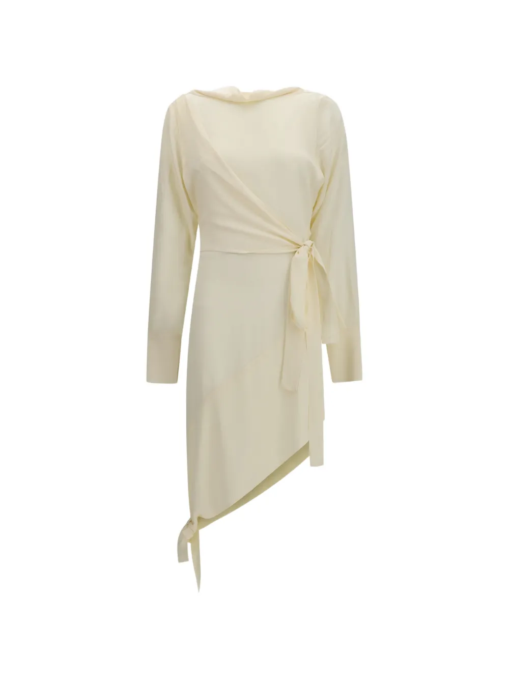 FRANCESCO MURANO Chemisier wrap-style dress - Nude