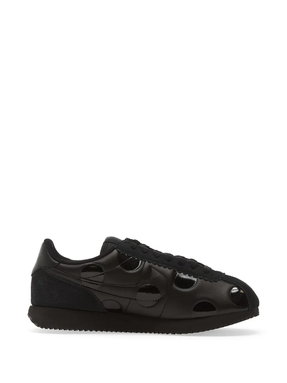 Nike Cortez cut-out sneakers Zwart