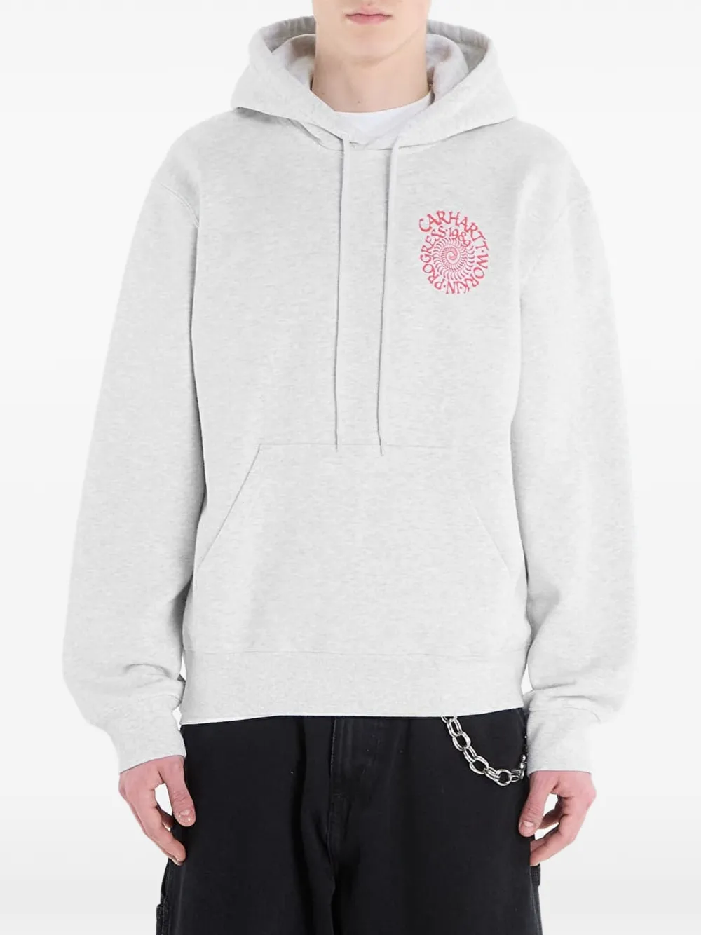 Carhartt WIP Hoodie met logoprint Grijs