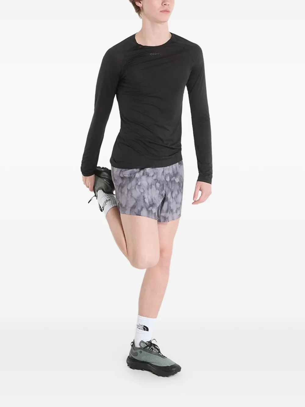 The North Face Sunriser abstracte prints shorts Grijs