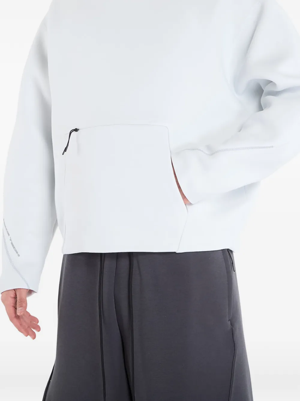 Nike Hoodie met geborduurd logo Wit