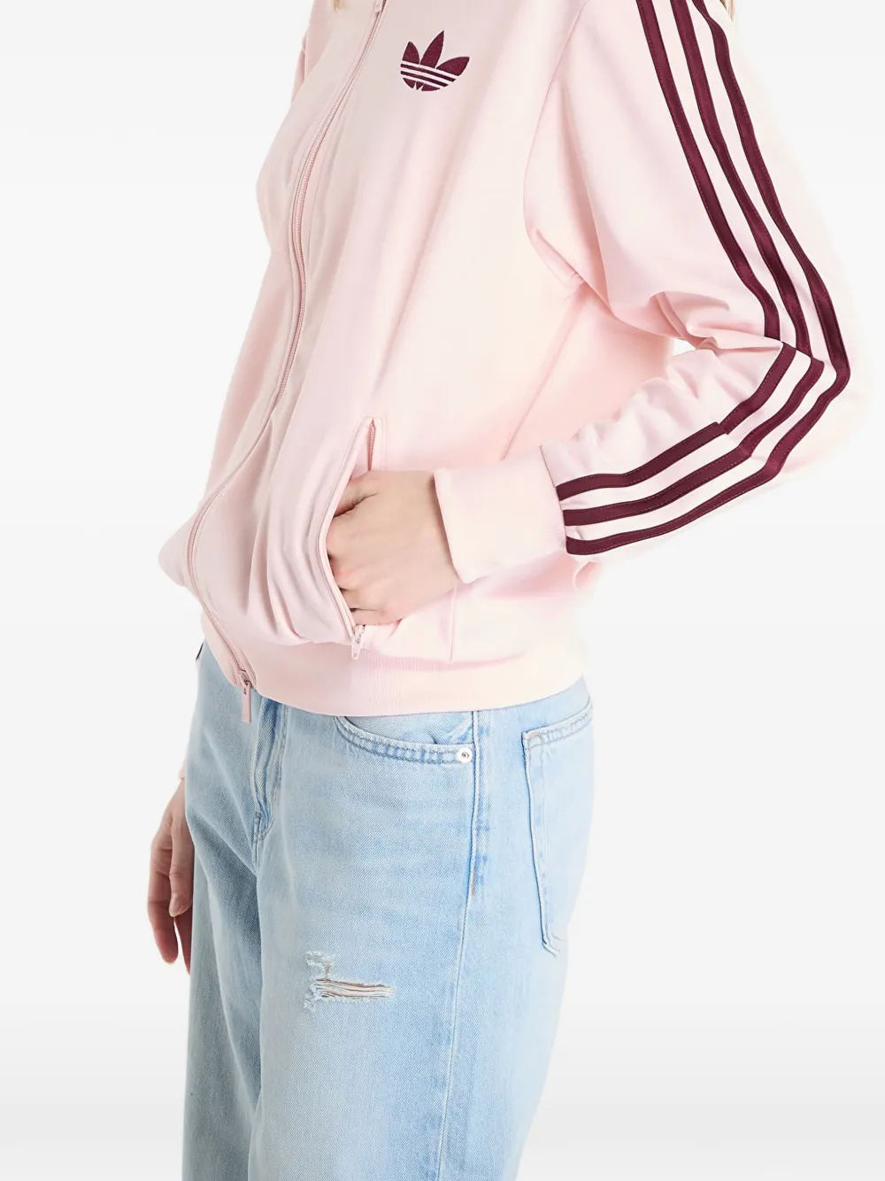adidas Sweater met zijstreep Roze