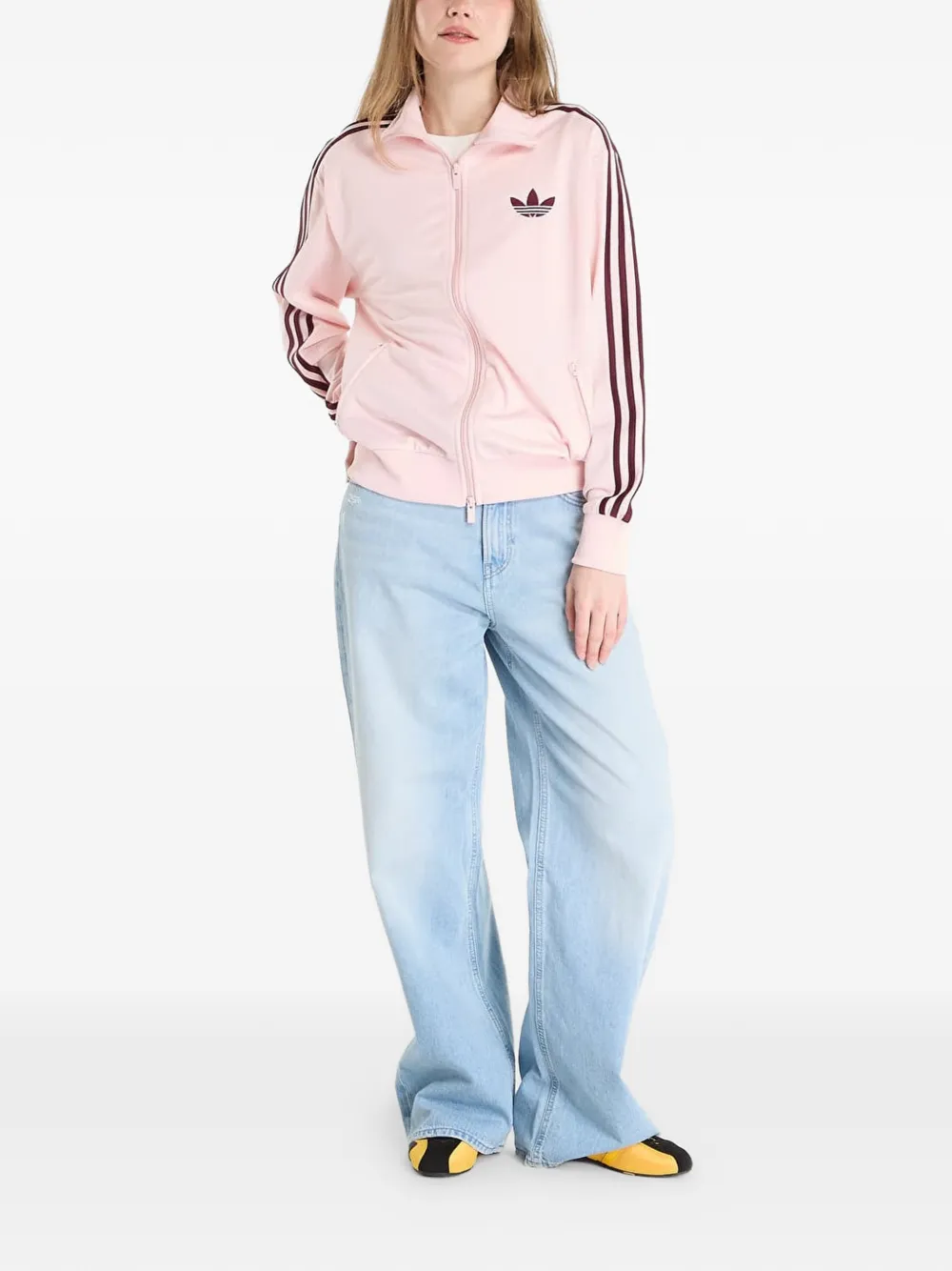 adidas Sweater met zijstreep Roze