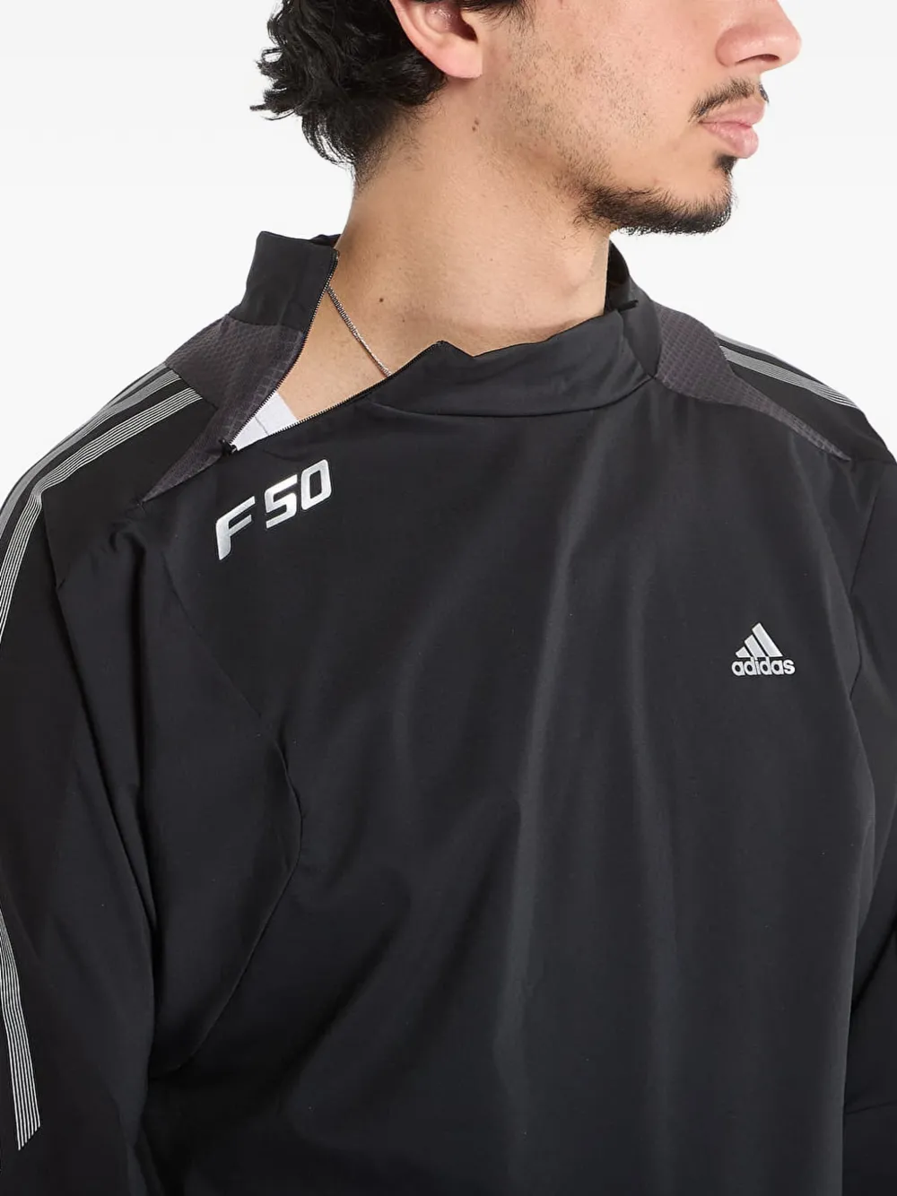 adidas T-shirt met logoprint Zwart